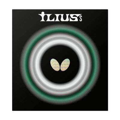 Butterfly Ilius S Table Tennis Rubber Sheet - Professional Long Pips Rubber Sheet - Available in 0.5, 1.1, and 1.3 Sponge Thicknesses - Red or Black - Made in Japan,ILS13BK