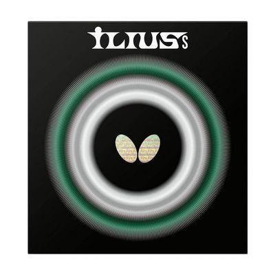 Butterfly Ilius S Table Tennis Rubber Sheet - Professional Long Pips Rubber Sheet - Available in 0.5, 1.1, and 1.3 Sponge Thicknesses - Red or Black - Made in Japan (ILS11RD)