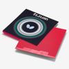 Butterfly Ilius S Table Tennis Rubber Sheet - Professional Long Pips Rubber Sheet - Available in 0.5, 1.1, and 1.3 Sponge Thicknesses - Red or Black - Made in Japan (ILS11RD) view 2