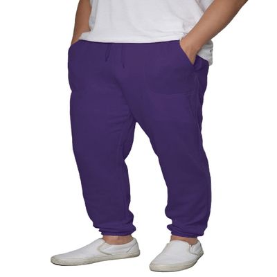 URBANJ Men's Casual Lightweight Fleece Jogger Sweatpants Lounge Pants (2XL, 078 Purple), XX-Large
