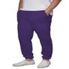 URBANJ Men's Casual Lightweight Fleece Jogger Sweatpants Lounge Pants (2XL, 078 Purple), XX-Large view 1