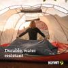 Klymit Horizon Travel Packable Camping Blanket and Comforter, Blue/Black view 3