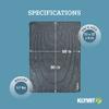 Klymit Horizon Travel Packable Camping Blanket and Comforter, Blue/Black view 4