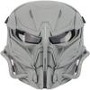 Airsoft Mask Skull Full Face Tactical Mask, with PC Lens Anti-Impact Dual Mode Wearing Design Adjustable Shoulder Strap, Green, 21*12*23cm view 2