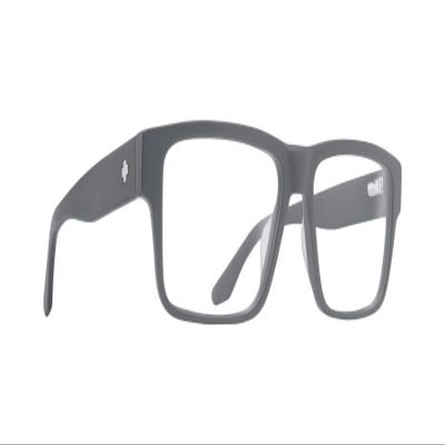 Spy Optic Cyrus, Square Glasses, RX Prescription Ophthalmic Eyeglass Frames - 60 Matte Gray