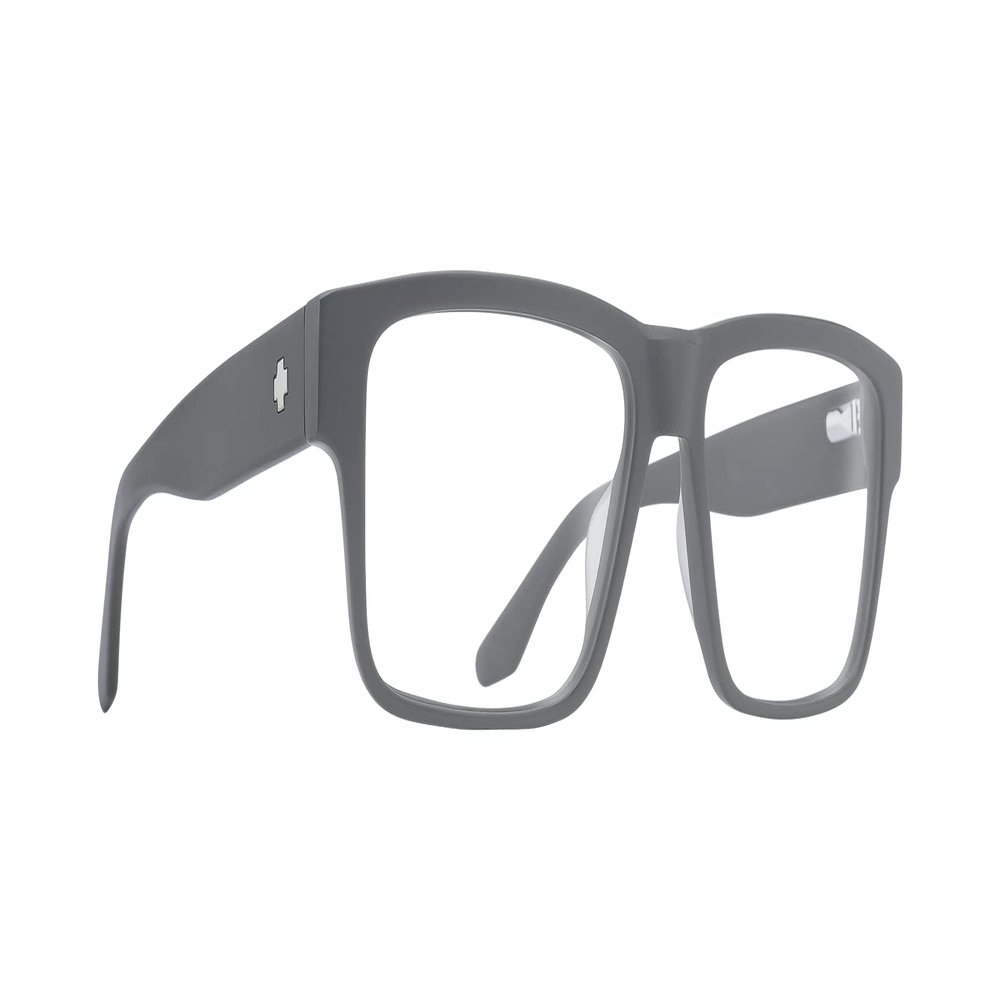 Spy Optic Cyrus, Square Glasses, RX Prescription Ophthalmic Eyeglass Frames - 60 Matte Gray