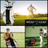 Wolf Golf Towels Custom Golf Towel | Personalized Golf Accessories for Men & Women | Add Your Text with Choice of Font and Thread Color view 3