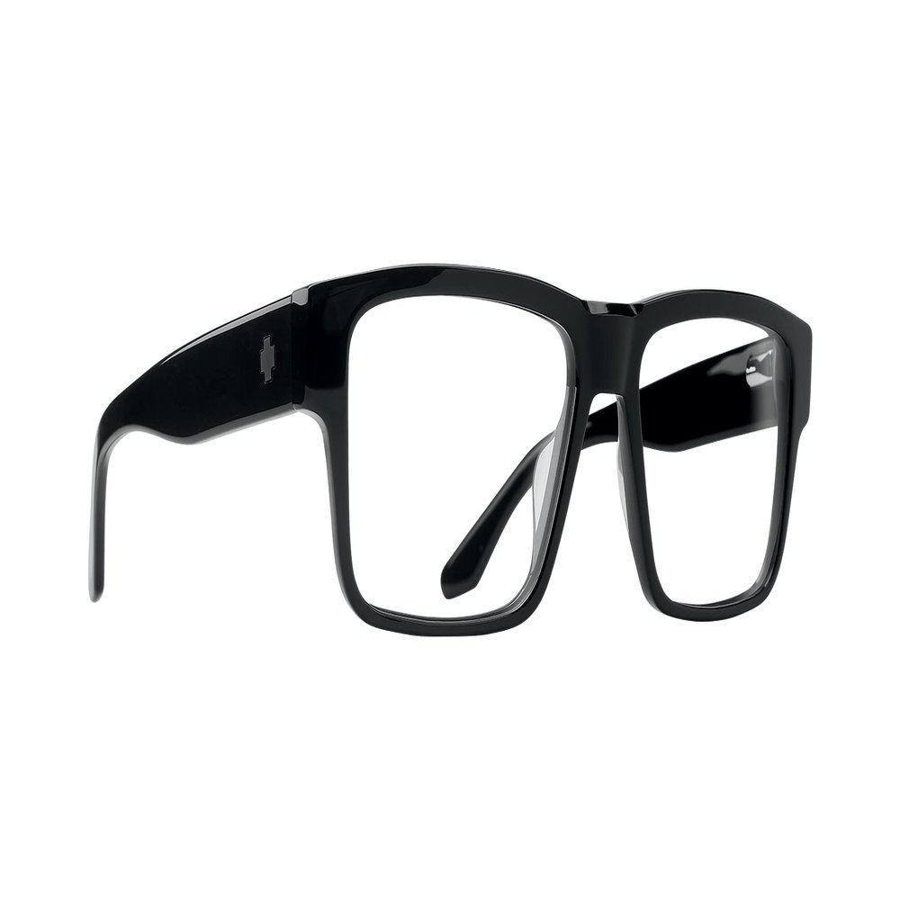 SPY Optic Cyrus, Square Glasses, RX Prescription Ophthalmic Eyeglass Frames - 58 Black