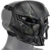 Airsoft Mask Skull Full Face Tactical Mask, with PC Lens Anti-Impact Dual Mode Wearing Design Adjustable Shoulder Strap, 21*12*23cm view 1