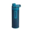 GRAYL UltraPress Water Purifier & Filter Bottle for Hiking, Backpacking, and Travel (Forest Blue) view 1