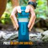 GRAYL UltraPress Water Purifier & Filter Bottle for Hiking, Backpacking, and Travel (Forest Blue) view 4
