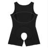 Oyolan Men's One Piece Boxer Shorts Wrestling Singlet Backless Bodysuit Weightlifting Outfit Tank Unitard Black Large view 4