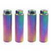 4 Pcs Bike Pegs Aluminum Alloy Bicycle Foot Pegs Dazzle Color Surface Anti-Skid Fit 3/8 inch Axles (100 x 28cm) view 1