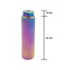 4 Pcs Bike Pegs Aluminum Alloy Bicycle Foot Pegs Dazzle Color Surface Anti-Skid Fit 3/8 inch Axles (100 x 28cm) view 2