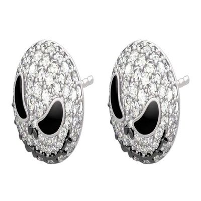 Skull Necklace for Women Nightmare Before Christmas Pendants Princess Anniversary Promise Gift for Women