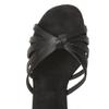 SWDZM Women's Latin Dance Shoes Satin Ballroom Salsa Performence Practice Dance Shoes,Heel-8.5CM,EM213 Black 5 US view 3