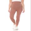Leggings Depot Women's Maternity Leggings Over The Belly Pregnancy Casual Yoga Tights (Mauve, Small) view 2