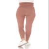 Leggings Depot Women's Maternity Leggings Over The Belly Pregnancy Casual Yoga Tights (Mauve, Small) view 3