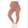 Leggings Depot Women's Maternity Leggings Over The Belly Pregnancy Casual Yoga Tights (Mauve, Small) view 4