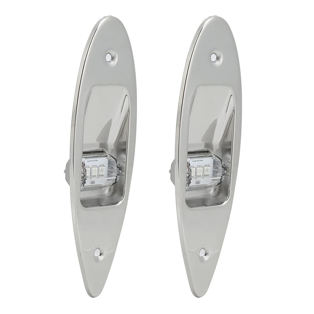Navigation Light Marine Navigation L Pair LED Navigation Light Red Green Stainless Steel for Marine Boat 12V