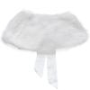 Yihuimin Girls Princess Shrug Faux Fur Jacket Cloak Plush Cape Mini Caot with Bowknot for Birthday Party White One Size view 2