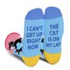 AGRIMONY Funny Cat Socks for Women Mom Teen Girls- I Can t Get Up Right Now Animal Fun Novelty Crazy Funky Socks- Mothers Valentines Easter Cat Lover Birthday Gifts Christmas Stocking Stuffers view 1