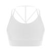 easyforever Kids Girls Athletic Sport Bra Strappy Back Vest Crop Top Tanks for Gym Workout Dance Gymnastics White G 4 view 1