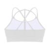 easyforever Kids Girls Athletic Sport Bra Strappy Back Vest Crop Top Tanks for Gym Workout Dance Gymnastics White G 4 view 4