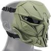 NC Airsoft Mask Skull Full Face Tactical Mask, with PC Lens Anti-Impact Dual Mode Wearing Design Adjustable Shoulder Strap, 21*12*23cm view 1