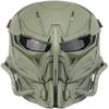 NC Airsoft Mask Skull Full Face Tactical Mask, with PC Lens Anti-Impact Dual Mode Wearing Design Adjustable Shoulder Strap, 21*12*23cm view 2
