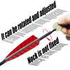 30/31 Inch Carbon Arrow Spine 400 500 600 Natural Turkey Feather Competition Target Practice Hunting Arrow for Traditional Long Recurve Bow and Compound Bow 12Pcs (31 Inch,Spine 400) view 4