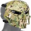 Airsoft Mask Skull Full Face Tactical Mask, with PC Lens Anti-Impact Dual Mode Wearing Design Adjustable Shoulder Strap view 1