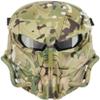 Airsoft Mask Skull Full Face Tactical Mask, with PC Lens Anti-Impact Dual Mode Wearing Design Adjustable Shoulder Strap view 2