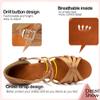 TINRYMX Girls&Women Latin Dance Shoes Silk Ballroom Salsa Tango Professional Performance Practice Dance Shoes, WZSP234-XGG-Beige-4,US 7 view 3