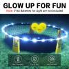 GOOX Outdoor Beach Ball Game Light Up Set with Carrying Bag, 3 Balls, Net and Strip Light - Roundnet Game Set for Adults - Played Outdoors, Indoors, Beach, Lawn, Yard and Park view 2