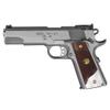Cool Hand 1911 Wood Grips, Grips Screws Included, Full Size (Government/Commander), Checker Diamond Cut or w/White Pearl, Gold Eagle Medallions, Ambi Safety Cut view 2