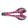 WALGUN WG1050 Full Carbon Saddle Road MTB Mountain Bike Seats for Men Women Lightweight 3k Carbon Bicycle Saddle 143mm with Oval 7 * 9mm Carbon Rail Bike Saddles (Pink Logo) view 1