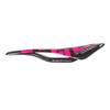 WALGUN WG1050 Full Carbon Saddle Road MTB Mountain Bike Seats for Men Women Lightweight 3k Carbon Bicycle Saddle 143mm with Oval 7 * 9mm Carbon Rail Bike Saddles (Pink Logo) view 2