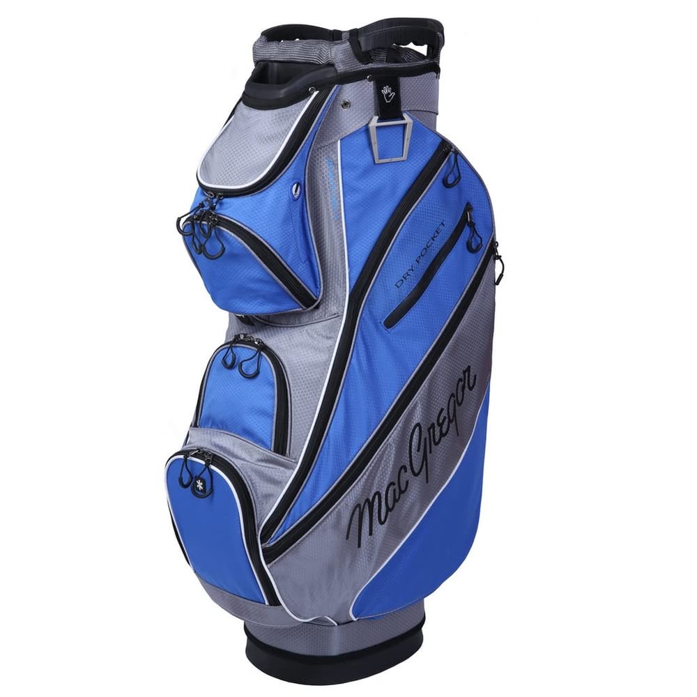 MacGregor Golf DX 14 Way Divider Cart Bag, Grey/Blue