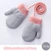 HKSICHENGKEJI Toddler Winter Warm Mittens Baby Soft Plush Gloves Knit Fleece Lined Ski Snow Gloves for Boys Girls 1-3 Years view 2