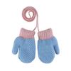 HKSICHENGKEJI Toddler Winter Warm Mittens Baby Soft Plush Gloves Knit Fleece Lined Ski Snow Gloves for Boys Girls 1-3 Years view 1