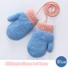 HKSICHENGKEJI Toddler Winter Warm Mittens Baby Soft Plush Gloves Knit Fleece Lined Ski Snow Gloves for Boys Girls 1-3 Years view 2