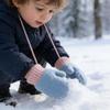 HKSICHENGKEJI Toddler Winter Warm Mittens Baby Soft Plush Gloves Knit Fleece Lined Ski Snow Gloves for Boys Girls 1-3 Years view 3