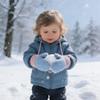 HKSICHENGKEJI Toddler Winter Warm Mittens Baby Soft Plush Gloves Knit Fleece Lined Ski Snow Gloves for Boys Girls 1-3 Years view 4