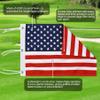 KINGTOP Golf Flagstick with USA Golf Flag, Putting Green Flags Hole Cup Set, 6 Feet in Height, Golf Pin Flags for Driving Range Backyard, 5-Section Design, Additional Putting Green Replacement, 2-Pack view 3