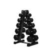 RITFIT 180-780LB Rubber Hex Dumbbells Set with Optional Dumbbell Rack, Multi Weight Set to Choose, Ideal for Home Gym and Fitness view 1