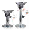 NORTHCAPTAIN Adjustable Aluminum Marine Boat Seat Pedestal 12''-18'' view 3