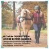 Thapower Women Horse Riding Gloves Winter Equestrian Horseback Gloves Lady Youth Girl Outdoor Star Pattern Mitts Perfect for Biking Cycling Gardening view 2