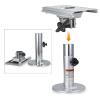 NORTHCAPTAIN Adjustable Aluminum Marine Boat Seat Pedestal with Slide,Silver view 4