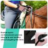 Thapower Horse Riding Gloves Women Equestrian Riding Gloves Ladies Youth Girls Flower Pattern Horseback Leather Gloves Summer Winter Outdoor Sports Mittens view 4